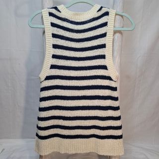 Chaleco de punto a rayas Easy Wear