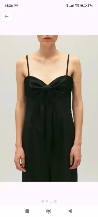 Mono Claudie Pierlot negro lazo