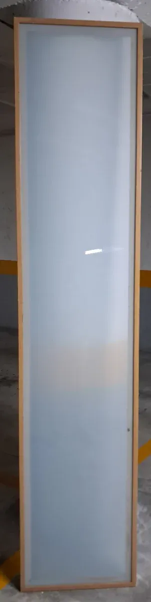 Puerta de cristal opaca