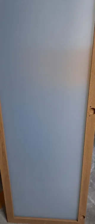 Puerta de cristal opaca