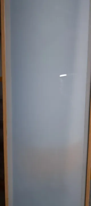 Puerta de cristal opaca