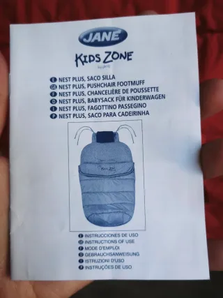 Saco para silla de paseo rojo