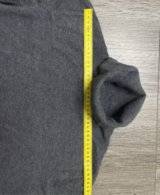 Abito collo alto morbido lana grigio