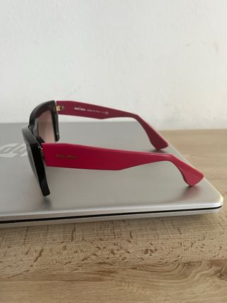 Occhiali da sole Miu Miu donna neri e rosa