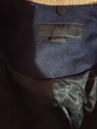 Americana Zara Talla 34 Azul