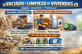 Vaciado y limpieza de viviendas