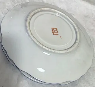 Set ceramica per te blu e bianco