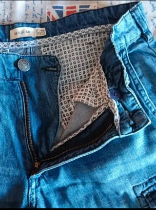 Pantaloncini denim uomo taglia 46