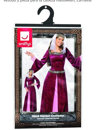 Disfraz Lady Marion Smiffys Talla 48/50 morado