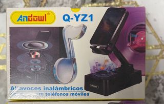 Supporto telefono + cassa Bluetooth Andowl