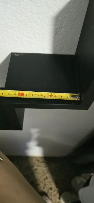 Estantería Escalera Negra Madera