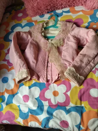 Corpiño Fallera Niña 7-8 Años Rosa