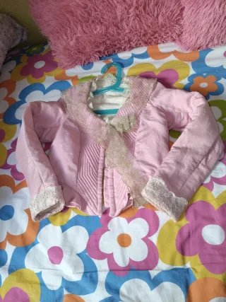 Corpiño Fallera Niña 7-8 Años Rosa