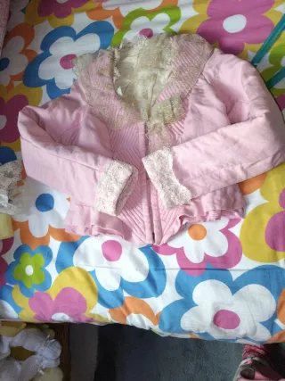 Corpiño Fallera Niña 7-8 Años Rosa