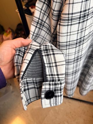 Camicia PLEASE quadri bianco e nero