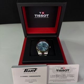 Tissot Gentleman Powermatic Reloj Azul Plateado