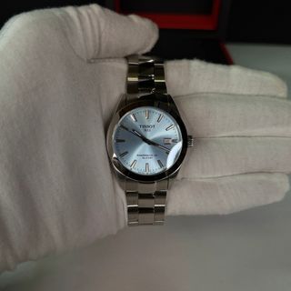 Tissot Gentleman Powermatic Reloj Azul Plateado