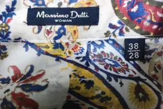 Camisa Massimo Dutti Estampada Multicolor