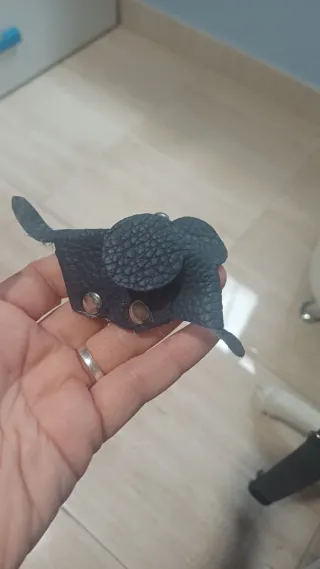 Llavero de piel elegante