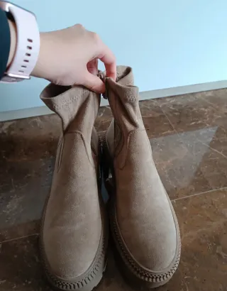 Botines beige sin estrenar Talla 38