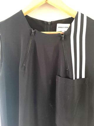 Vestido Bimba y Lola Negro Talla L