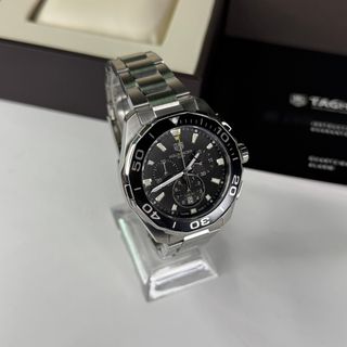 TAG Heuer Aquaracer Chrono Negro/Plateado