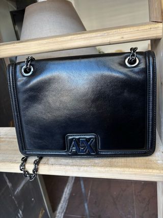 Bolso Armani Negro Cadena, puesto 2 veces