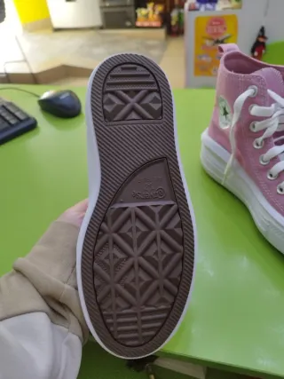 Zapatillas Converse Altas Rosas