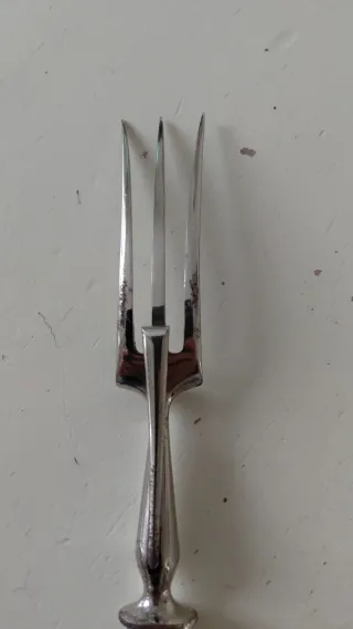 Set 3 posate per arrosti in metallo