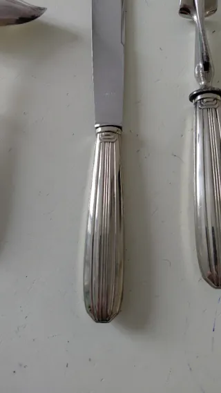 Set 3 posate per arrosti in metallo