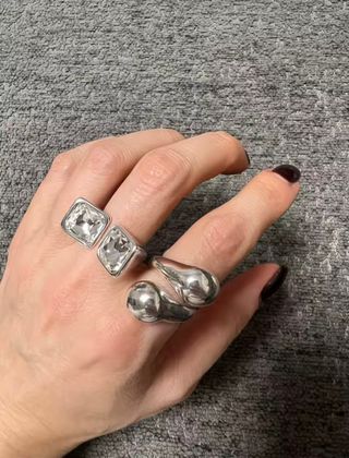 Anillo UNOde50 Plata Ajustable