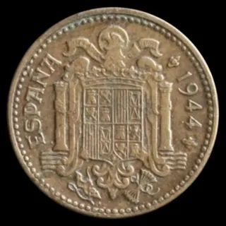 Moneda 1 Peseta España sin estrella