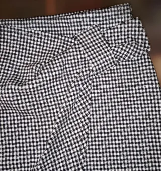 Falda cuadros Bershka