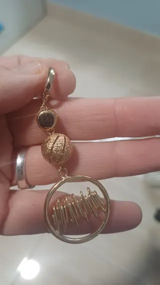 Pendientes Vintage Bañados en Oro