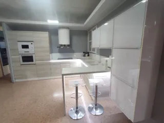 Cocina de exposición moderna