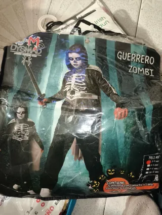 Disfraz Guerrero Zombi Niño Talla 3-4