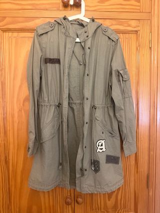 Chaqueta verde militar talla S