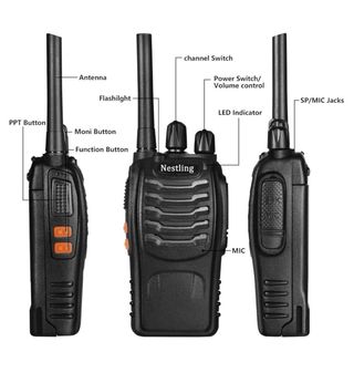 Walkie Talkies Nestling BF-88F Profesionales