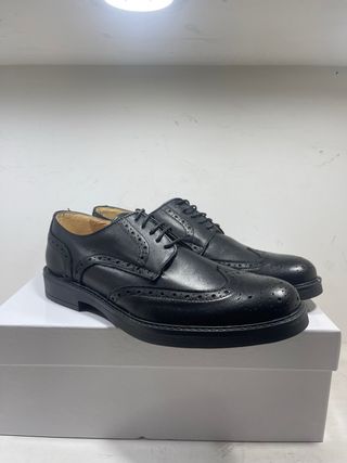 Scarpe Derby Brogue Nere