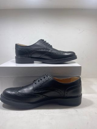 Scarpe Derby Brogue Nere