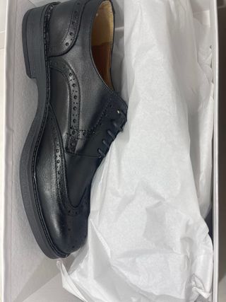 Scarpe Derby Brogue Nere