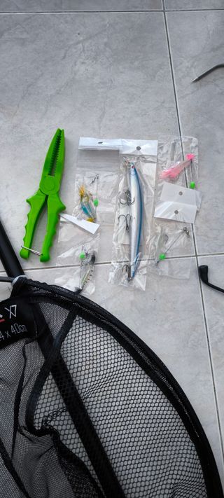 Caña de pescar para barco, juego grande