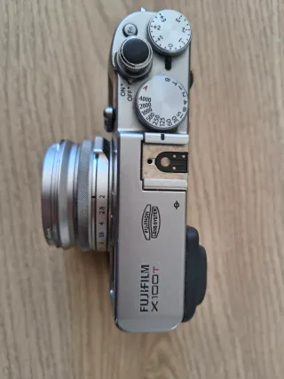 Fujifilm X100T Cámara Digital Plata/Negro