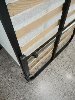 Somier Abatible Metálico y Madera cama bajera