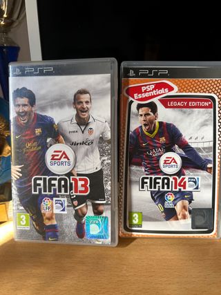 Lote FIFA 13 y FIFA 14 PSP
