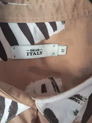 Blusa 0039 Italy floral beige