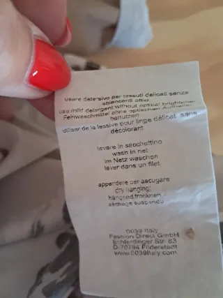 Blusa 0039 Italy floral beige