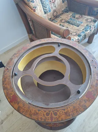 Globo Bar Madera Vintage