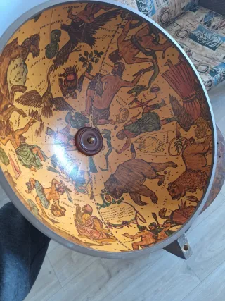 Globo Bar Madera Vintage