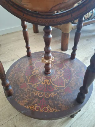 Globo Bar Madera Vintage